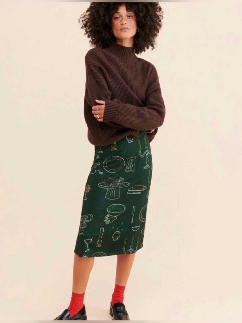 Lisa Says Gah Lauren Midi Skirt Size 3X